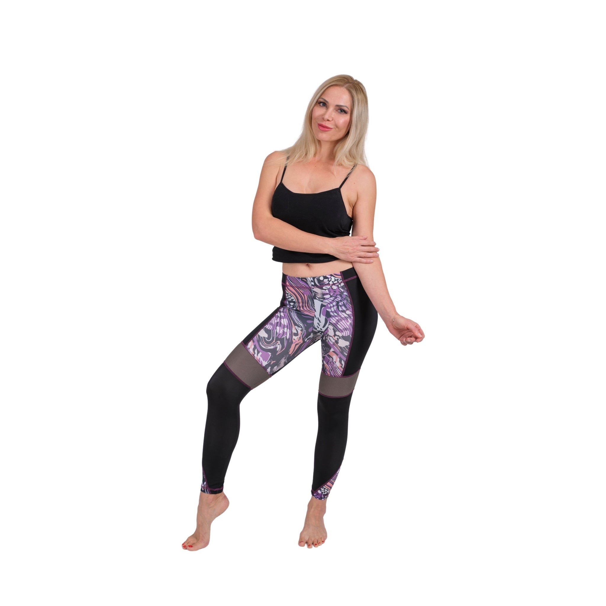 BoldMesh High-Waist Yoga Leggings - Shopthatapp.ca