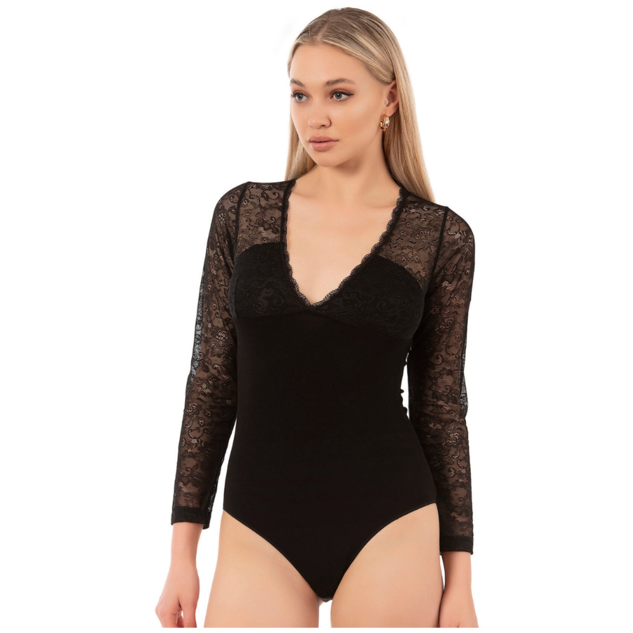 3-Pack High-Leg Briefs with Lace Panels for Women's Ultimate Comfort in a Women's Lace Bodysuit Style - Shopthatapp.ca