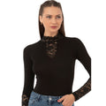 Women’s Lace Bodysuit with High Neck Design - Shopthatapp.ca