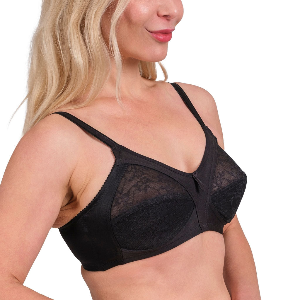 Full-Coverage Wireless Lace Bra - Shopthatapp.ca