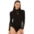 Women’s Lace Bodysuit with High Neck Design - Shopthatapp.ca