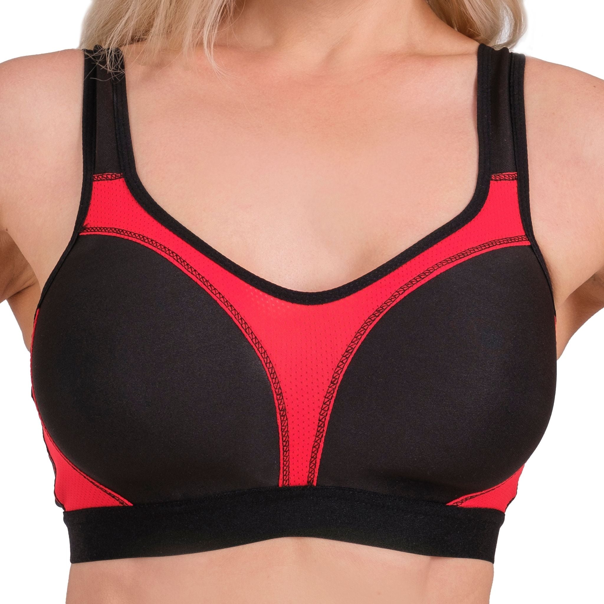 High-Impact Sports Bra with Breathable Mesh - Shopthatapp.ca