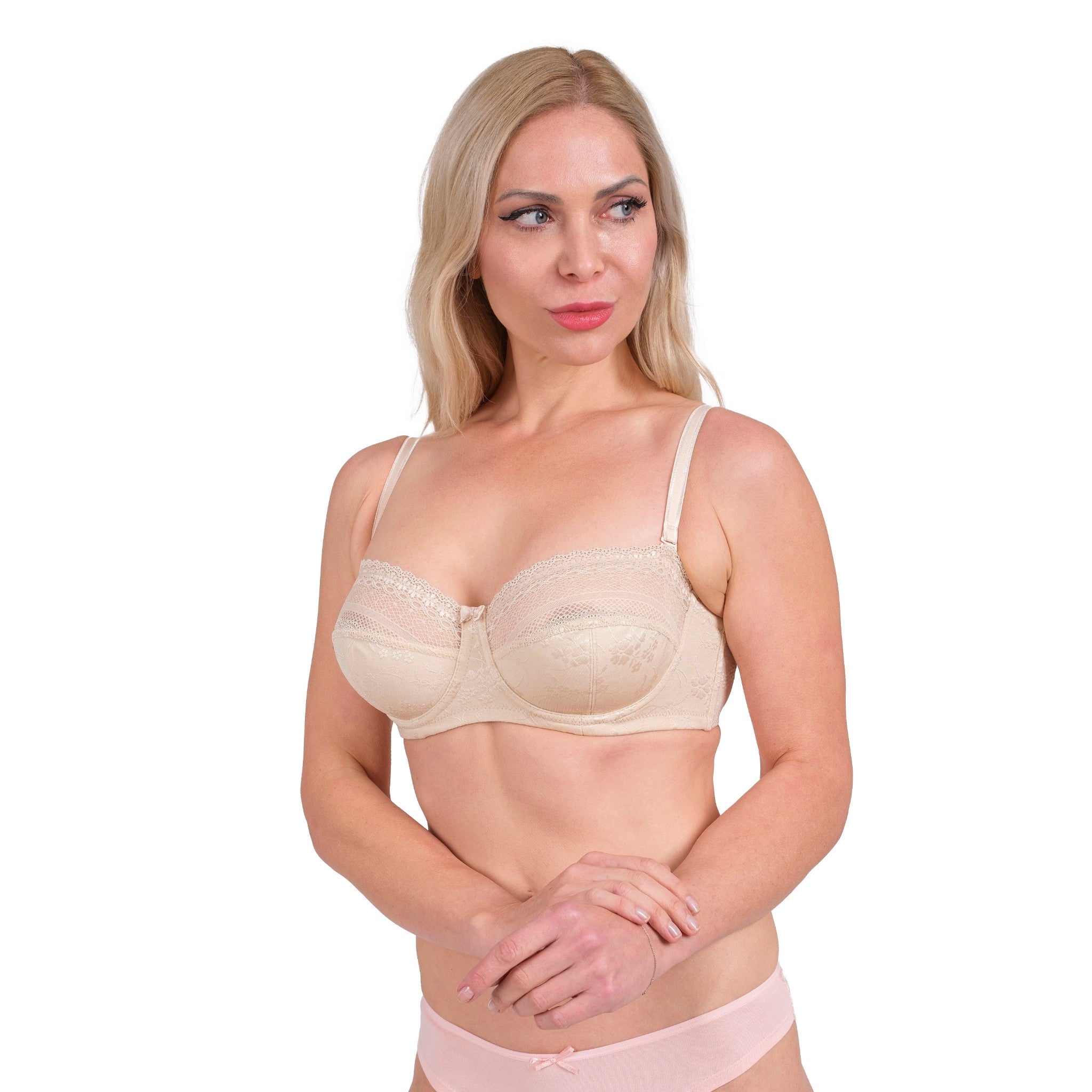 Women's Lace Underwire Bra - Full Coverage for Comfort and Elegance - Shopthatapp.ca