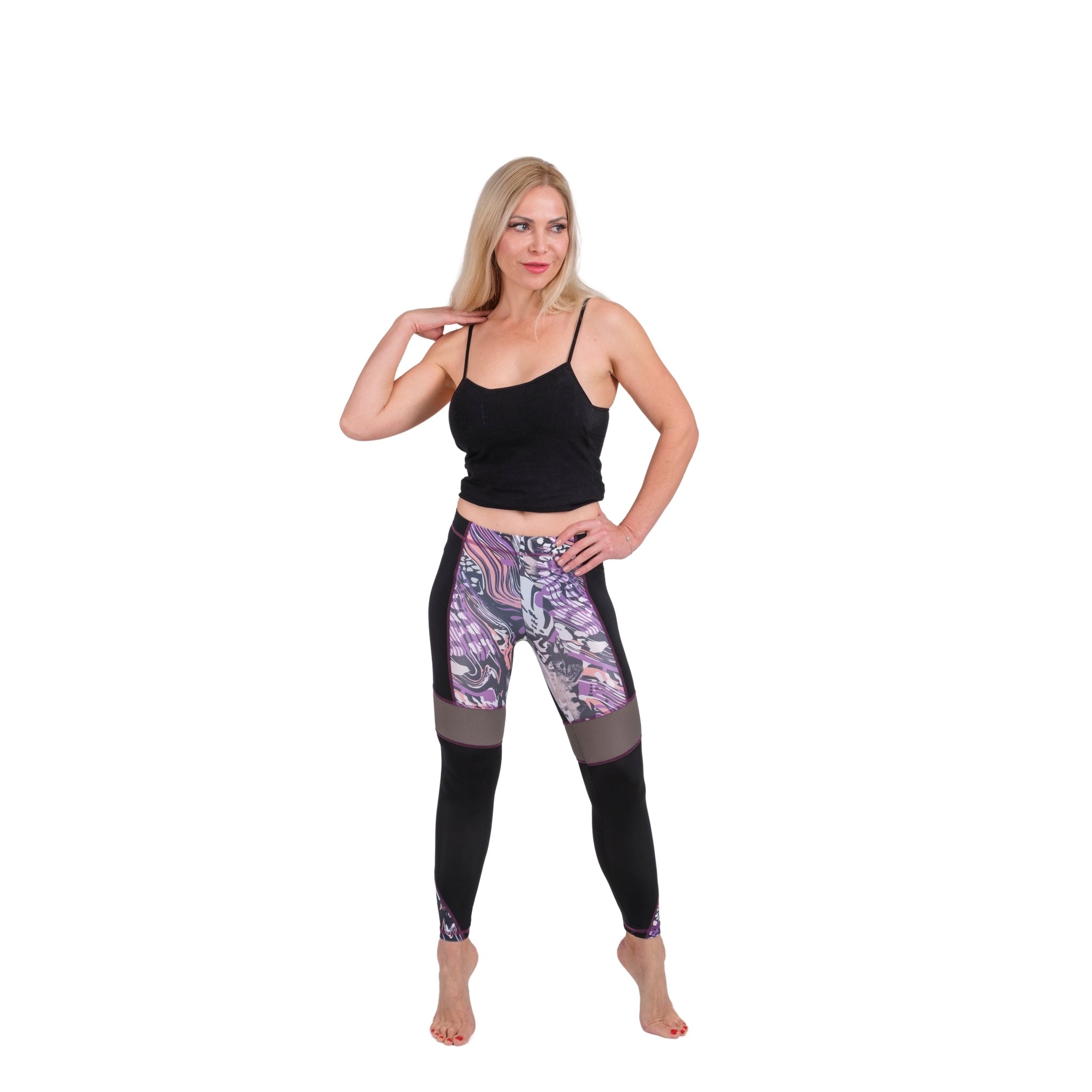 BoldMesh High-Waist Yoga Leggings - Shopthatapp.ca