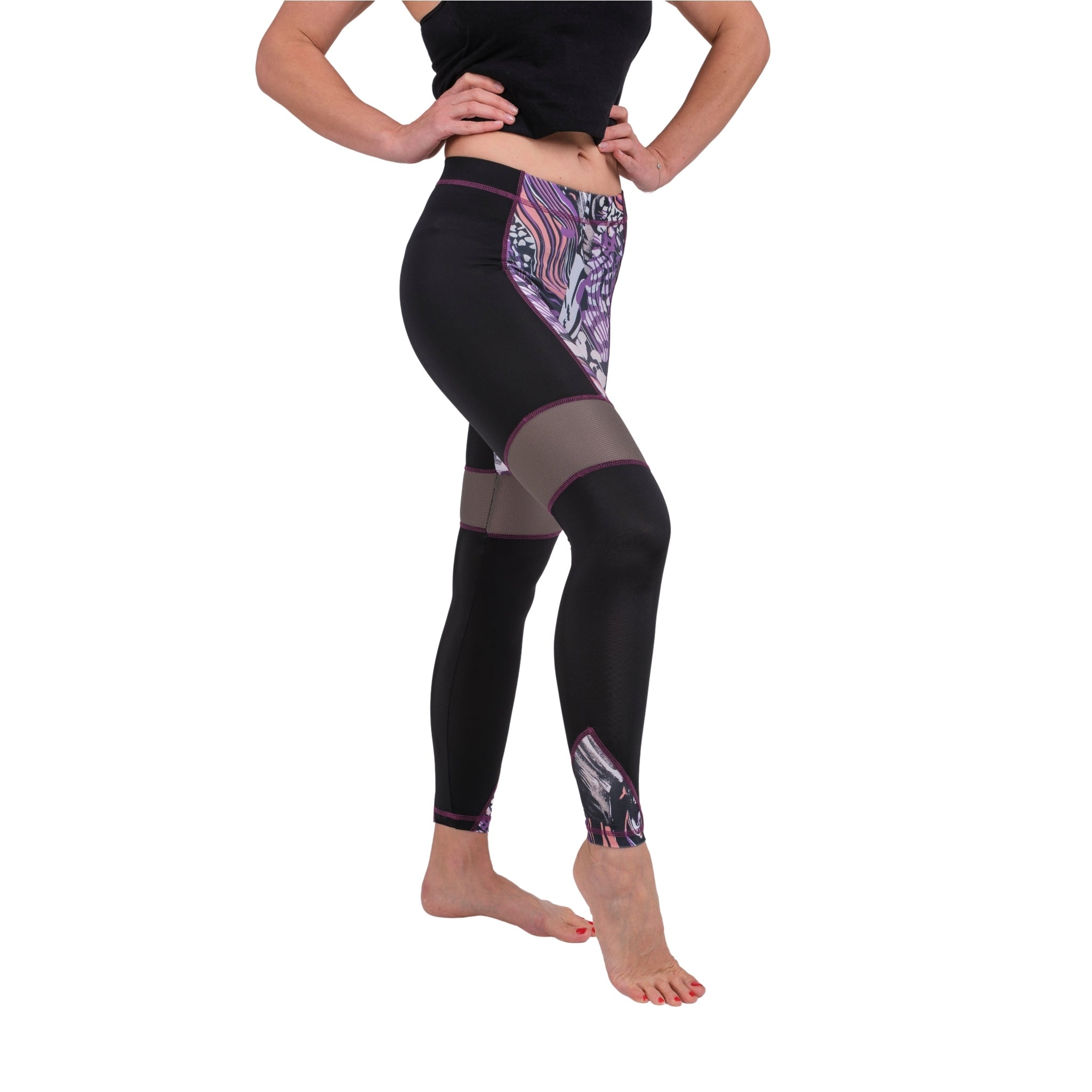 BoldMesh High-Waist Yoga Leggings - Shopthatapp.ca