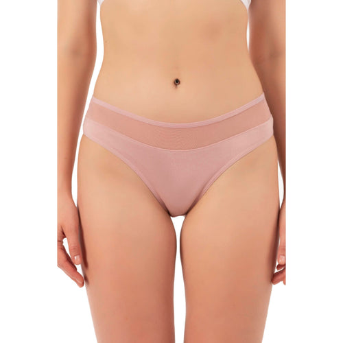 7-Pack Women's Cotton Bikini Panties with Mesh Waist - Comfortable and Stylish - Shopthatapp.ca