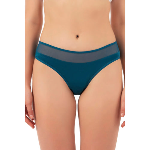 7-Pack Women's Cotton Bikini Panties with Mesh Waist - Comfortable and Stylish - Shopthatapp.ca