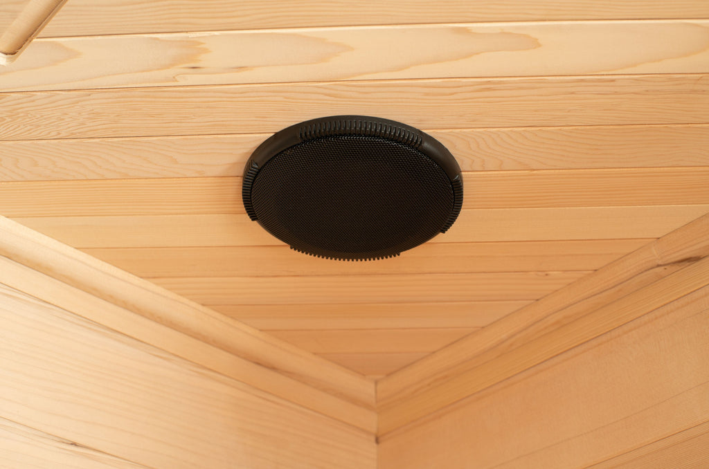 Blisspod | Vienna | Corner Spacious Far Infrared Sauna Canadian Hemlock Ultra Low EMF, 12 Heaters, 4-5 Persons - Www.Shopthatapp.ca