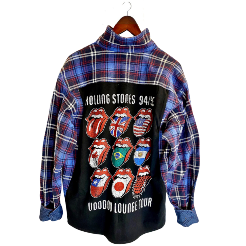 Rolling Stones Voodoo Flannel Shirt - Www.Shopthatapp.ca