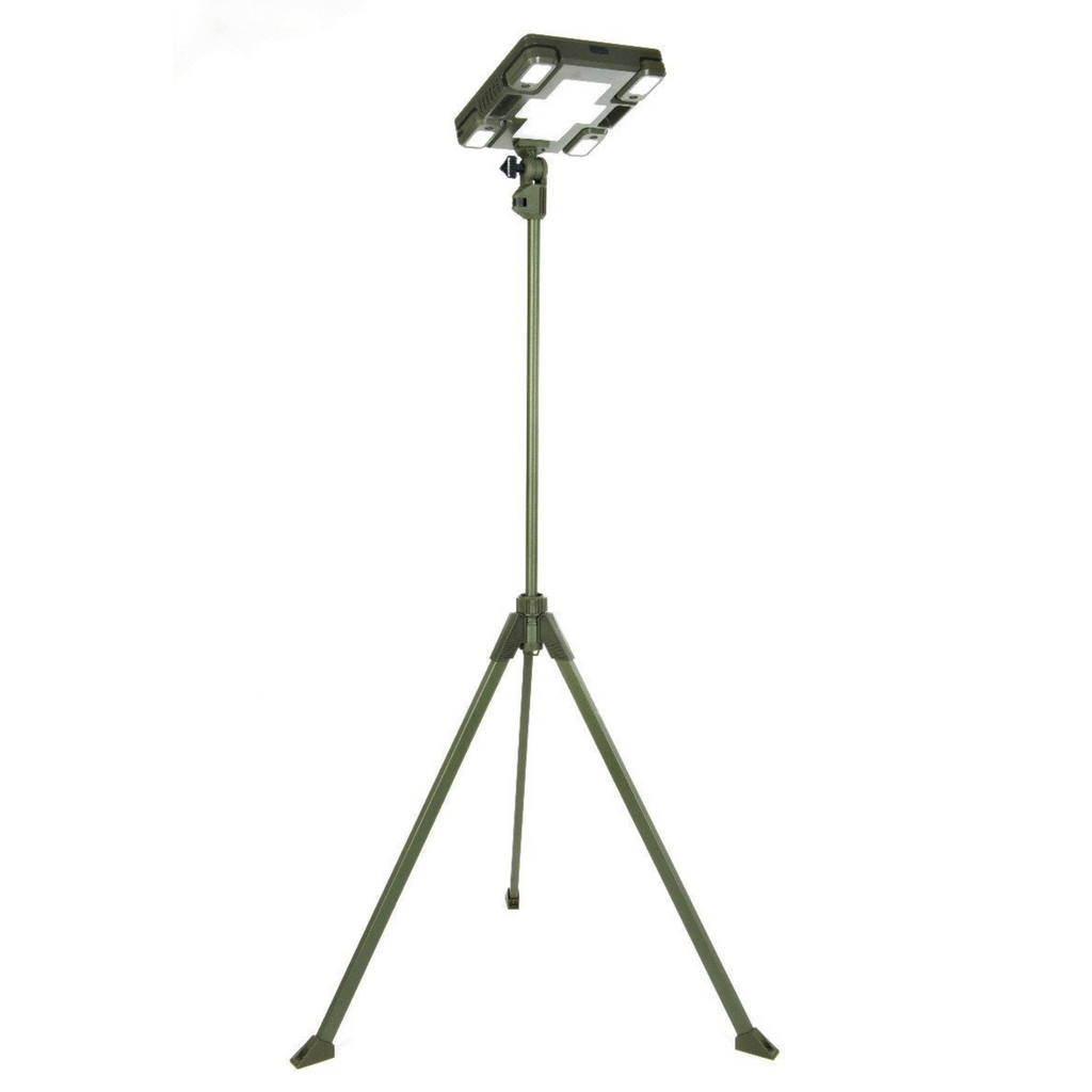TRU De-LIGHT WHITENIGHT Multipurpose LED Solar / AC / DC - Garden, Camping Main Light + 4 Independent Detachable Multi Mode Side Lights / Tripod + Carrying Bag - Www.Shopthatapp.ca