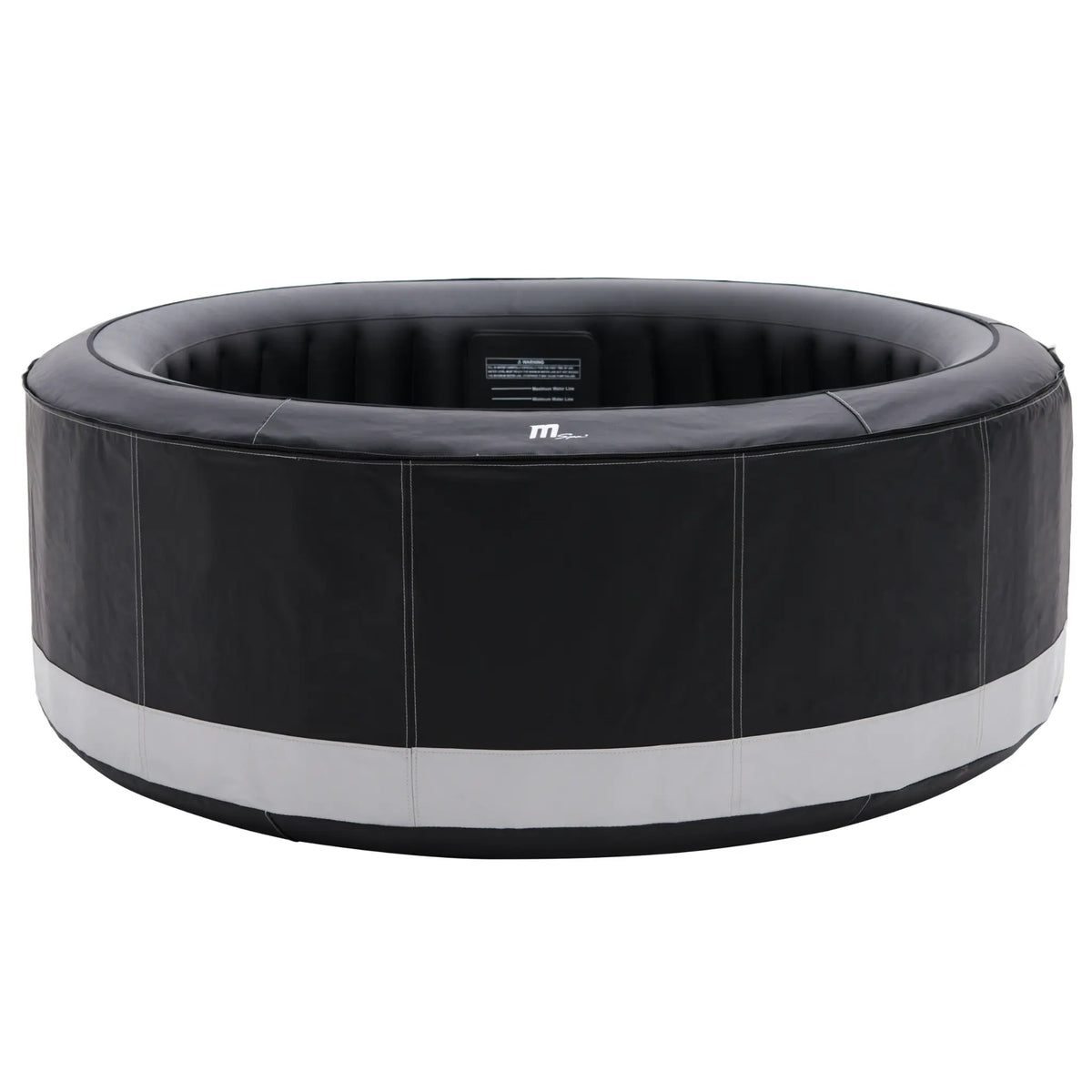 Zoppinh MSPA Camaro inflatable hot tub spa for 6 persons, featuring built-in seats and digital control panel.