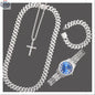 Elevate Your Style with Our Cuban Link Chain Jewelry Set - Shopthatapp.ca