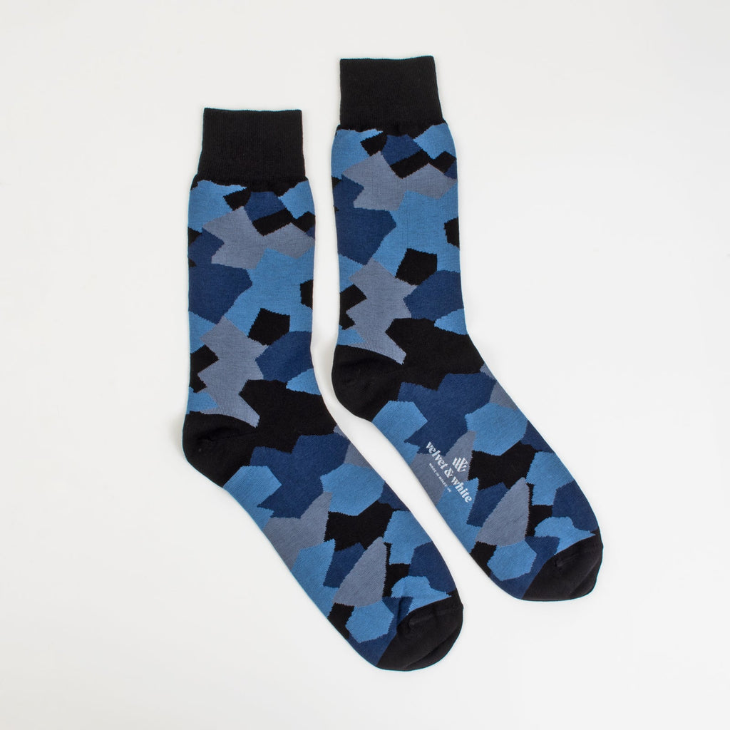 Blue Camo Print - Stylish and Versatile Camouflage Design - Shopthatapp.ca