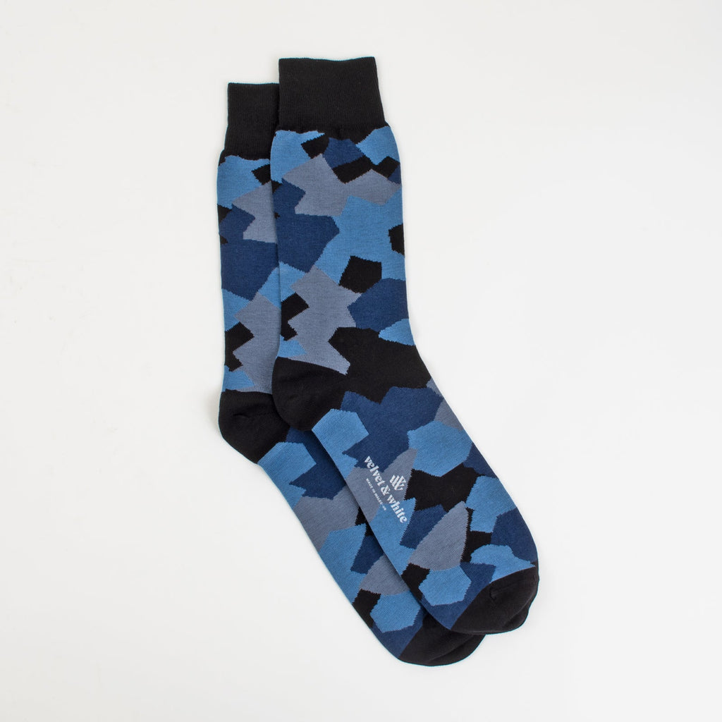 Blue Camo Print - Stylish and Versatile Camouflage Design - Shopthatapp.ca