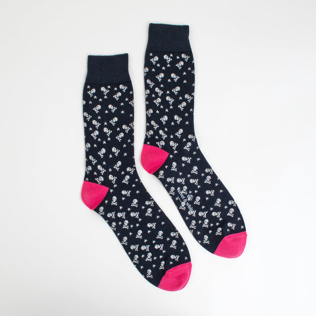 Hot Pink Skulls with Fresh Zig Zag Design - Shopthatapp.ca