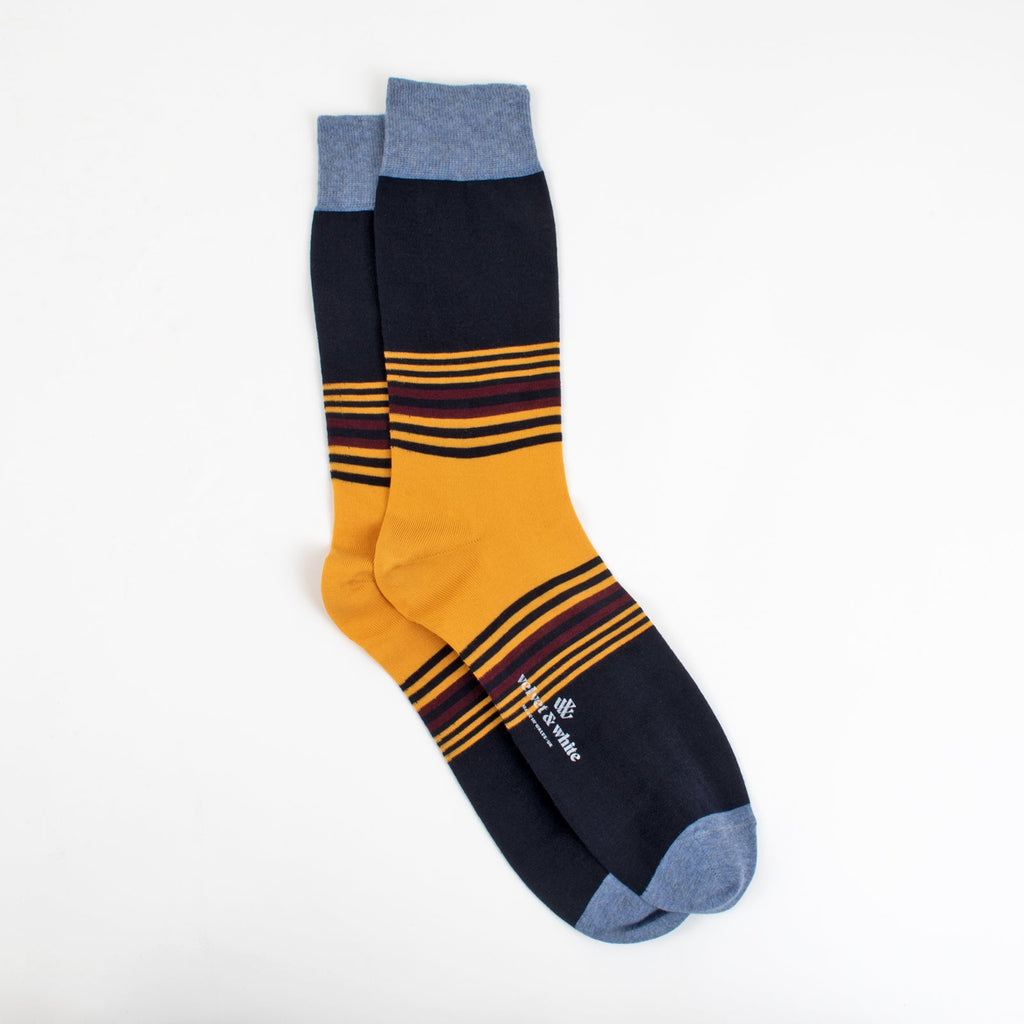 Blue Gold Stripes - Shopthatapp.ca