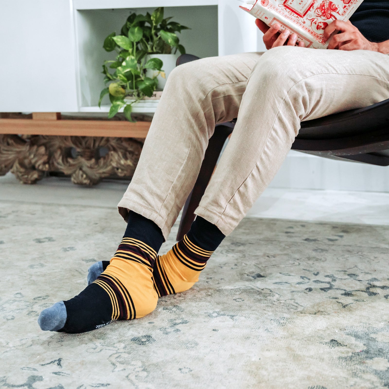 Blue Gold Stripes - Shopthatapp.ca
