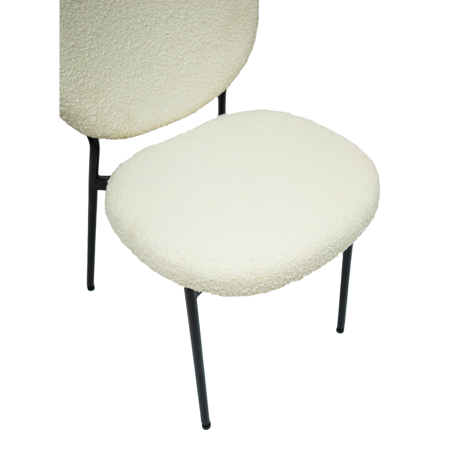 Sashi Dining Chair - Linen Boucle' - Www.Shopthatapp.ca