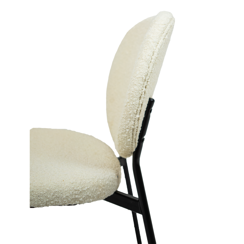 Sashi Dining Chair - Linen Boucle' - Www.Shopthatapp.ca