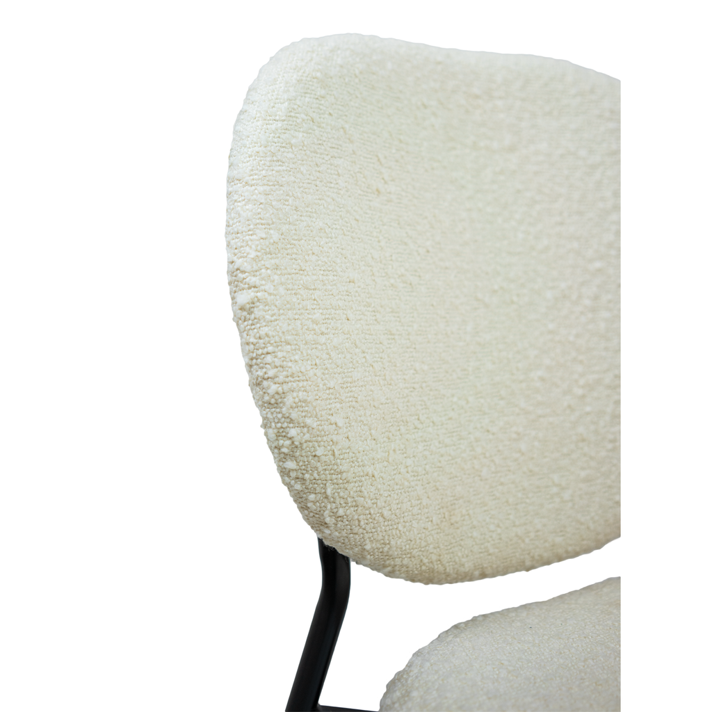 Sashi Dining Chair - Linen Boucle' - Www.Shopthatapp.ca