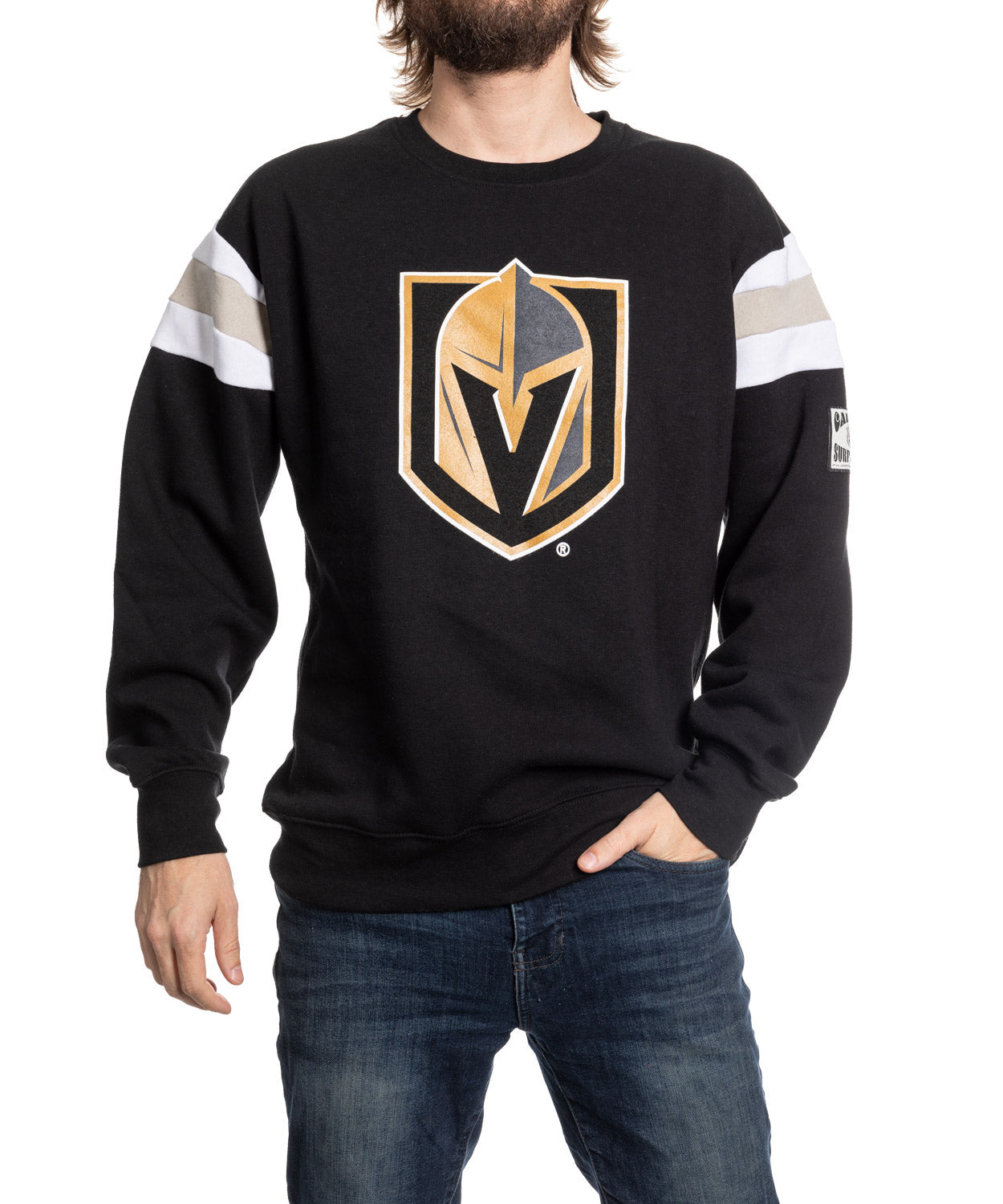 Vegas Golden Knights Varsity Retro Style Crewneck Sweater - Shopthatapp.ca
