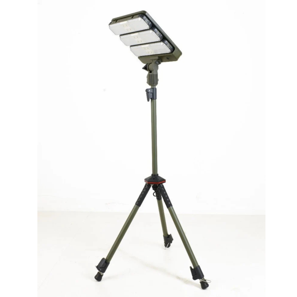 TRU De-LIGHT WORK&PLAY AT NIGHT Multi-Configuration, Solar, LED High Lumen, Flood-Light (3450 Lumen Total) - Www.Shopthatapp.ca
