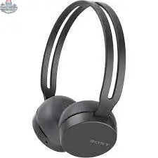 Refurbished Sony WH-CH400 wireless on-ear Bluetooth headphones with padded ear cups and built-in microphone.