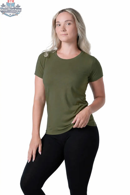 Women's Merino Wool T-Shirt — Lightweight - Shopthatapp.ca