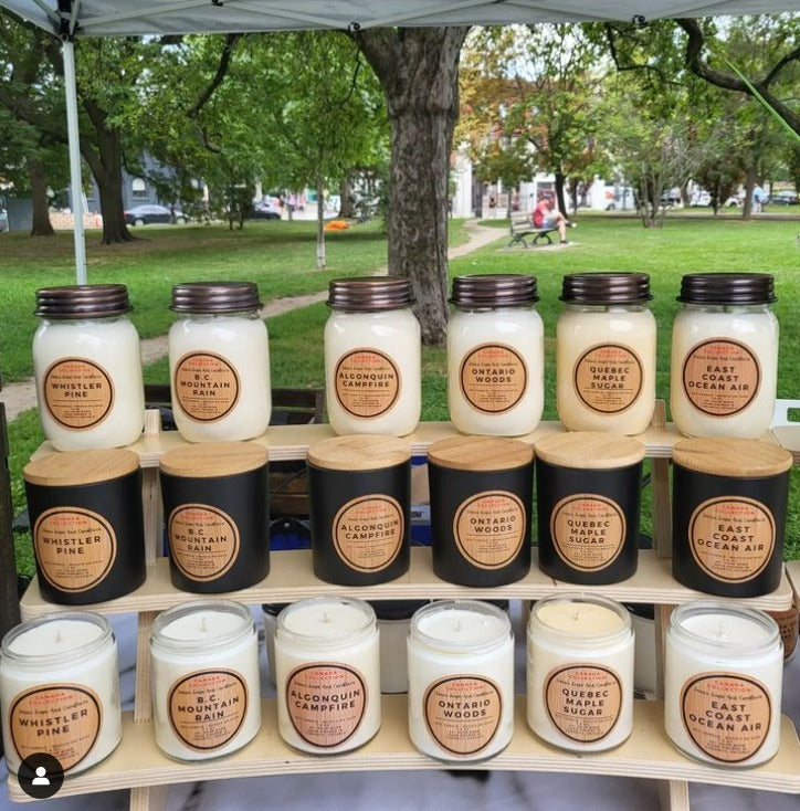 BC Mountain Rain Soy Candle - 8oz - Shopthatapp.ca
