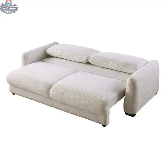 Hygge Design House Topi 3 Seater Sofabed with pull-out bed, modern style, and comfortable seating for living room use.