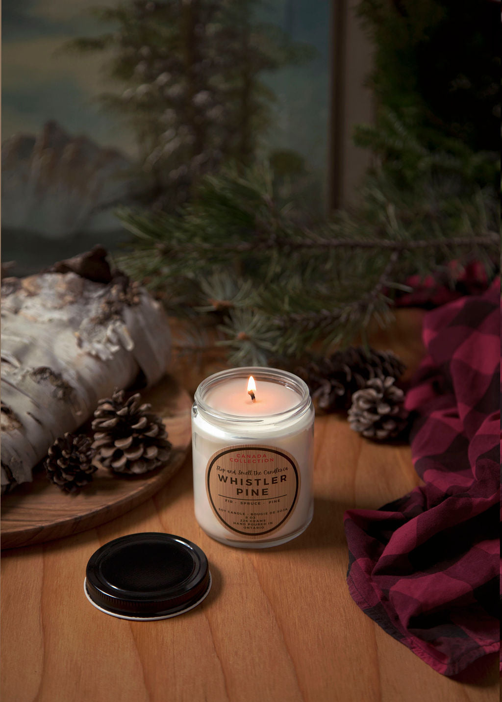 Whistler Pine Soy Candle - 8 oz - Shopthatapp.ca