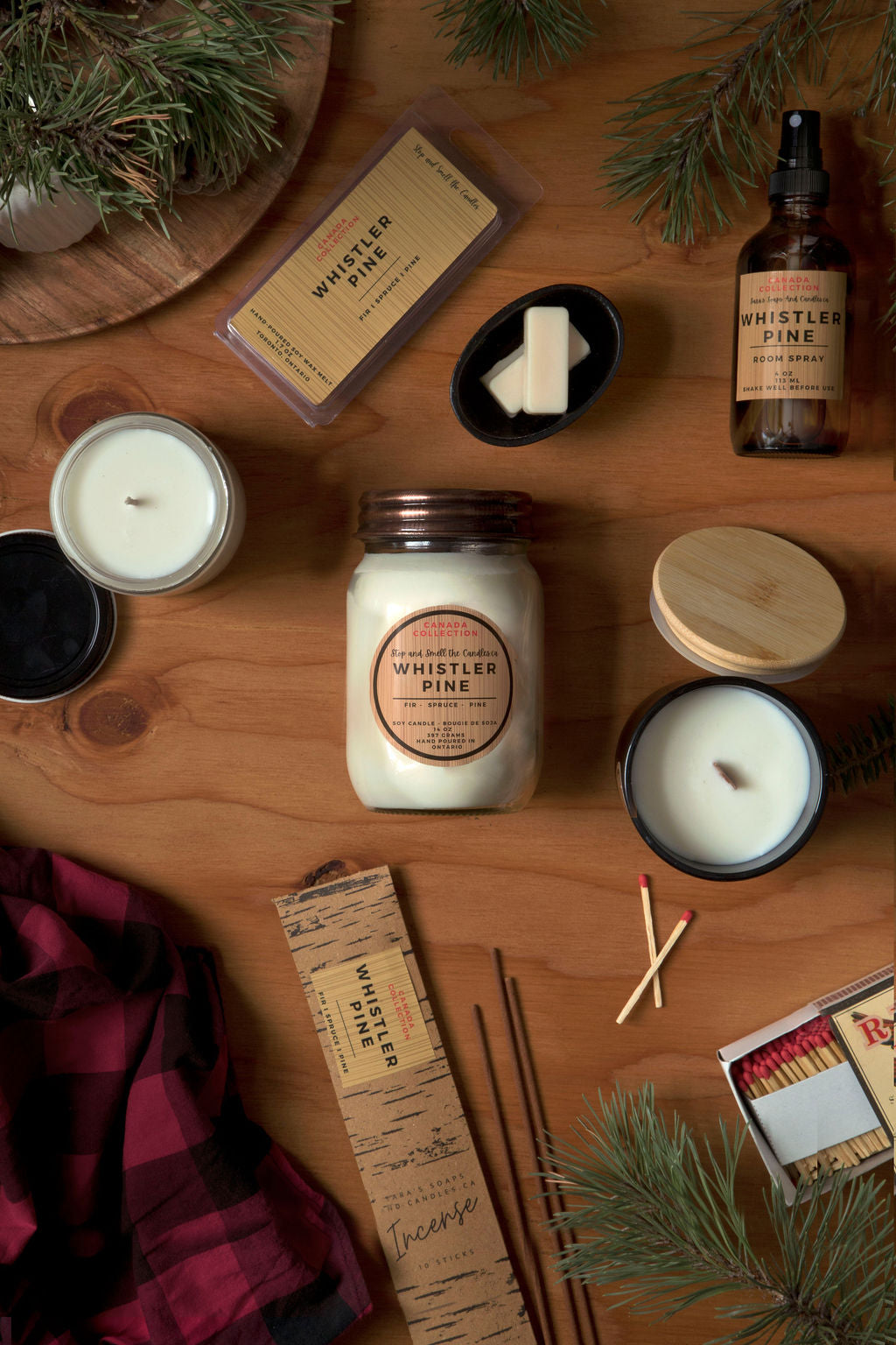 Whistler Pine Soy Candle - 8 oz - Shopthatapp.ca
