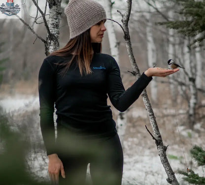 Women's Merino Wool Long Sleeve Crew Neck — Midweight - Shopthatapp.ca