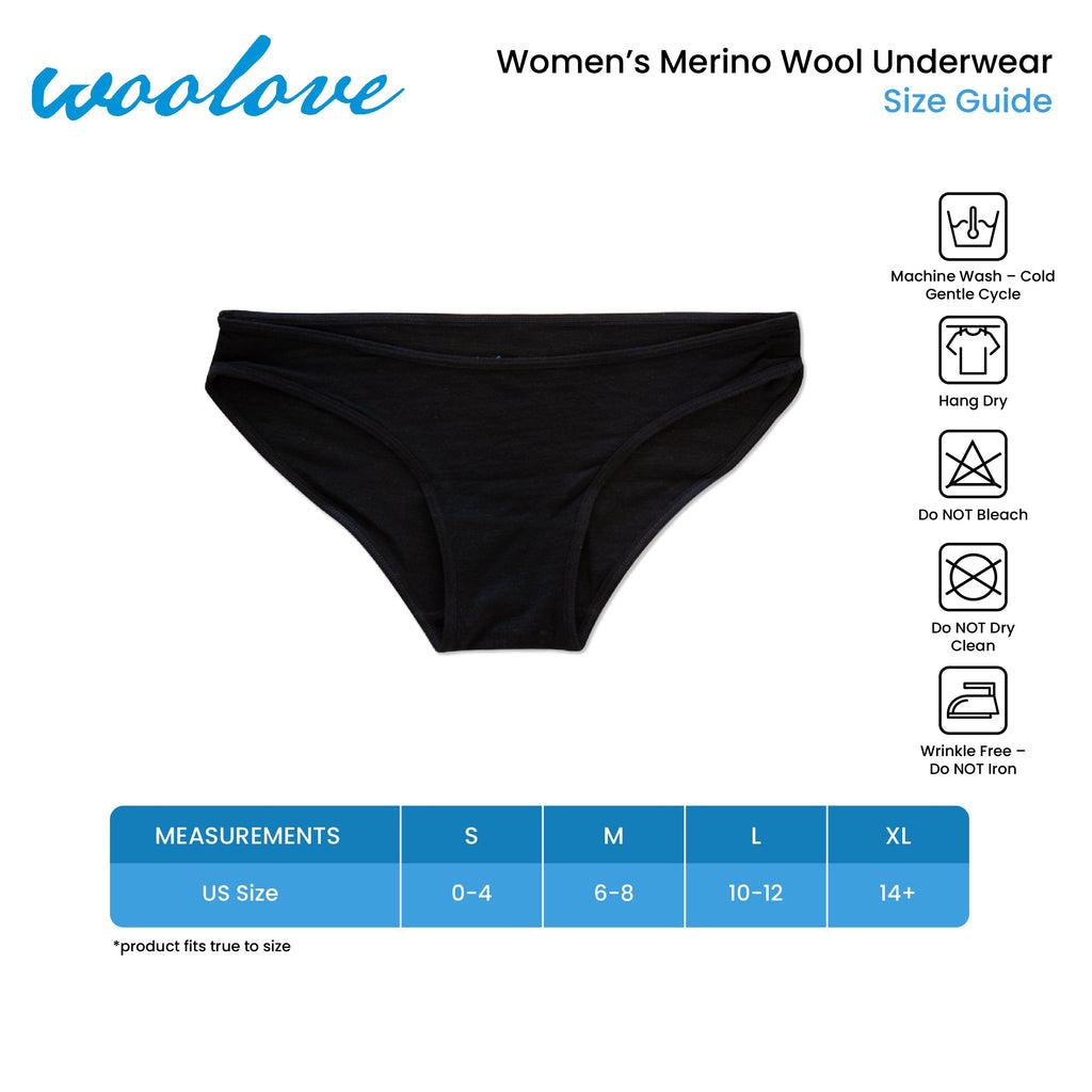 Women's Merino Wool Bikini Brief
