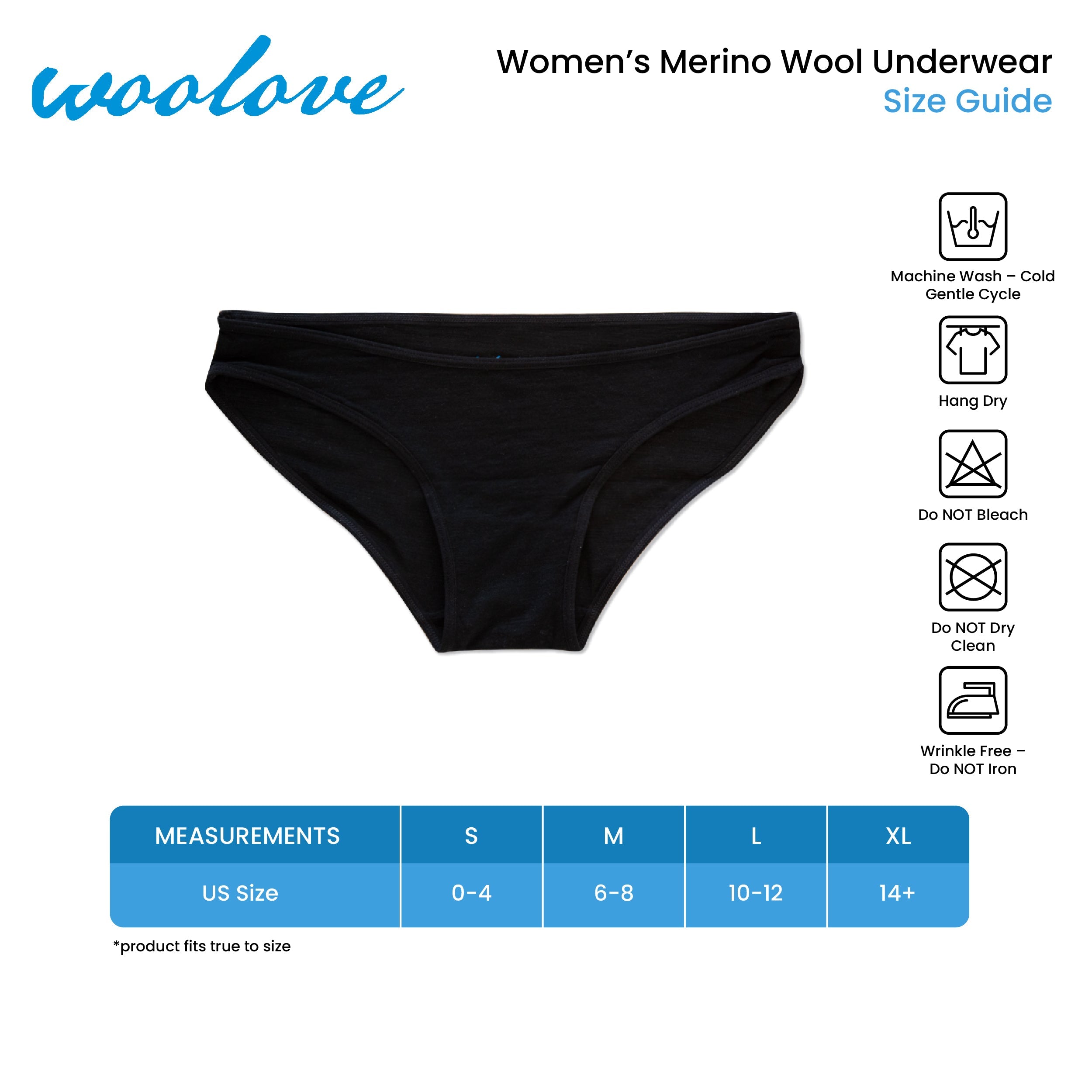 Women's Merino Wool Bikini Brief