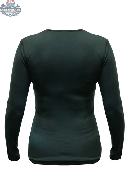 Women's Merino Wool Long Sleeve Crew Neck — Midweight - Shopthatapp.ca