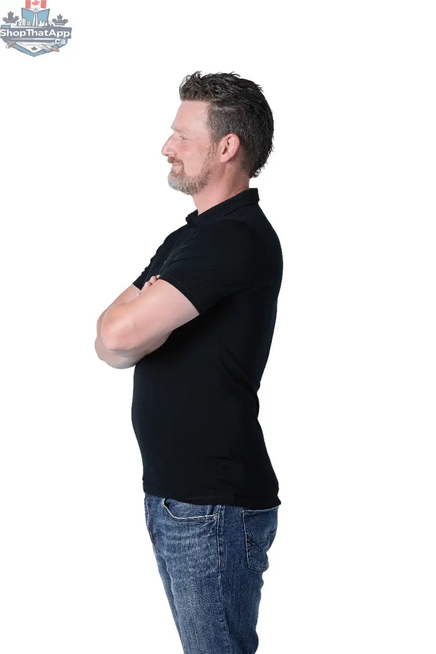 Men's Merino Wool Golf Polo — Lightweight - Shopthatapp.ca