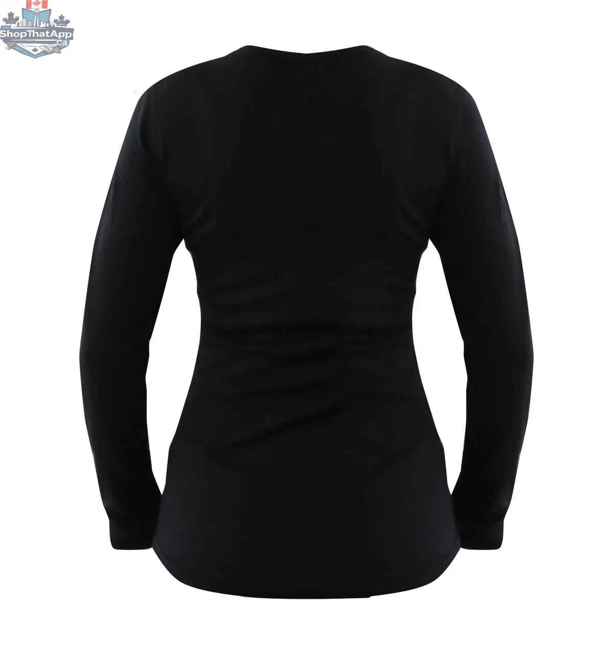 Women's Merino Wool Long Sleeve Crew Neck — Midweight - Shopthatapp.ca