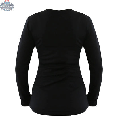 Women's Merino Wool Long Sleeve Crew Neck — Midweight - Shopthatapp.ca