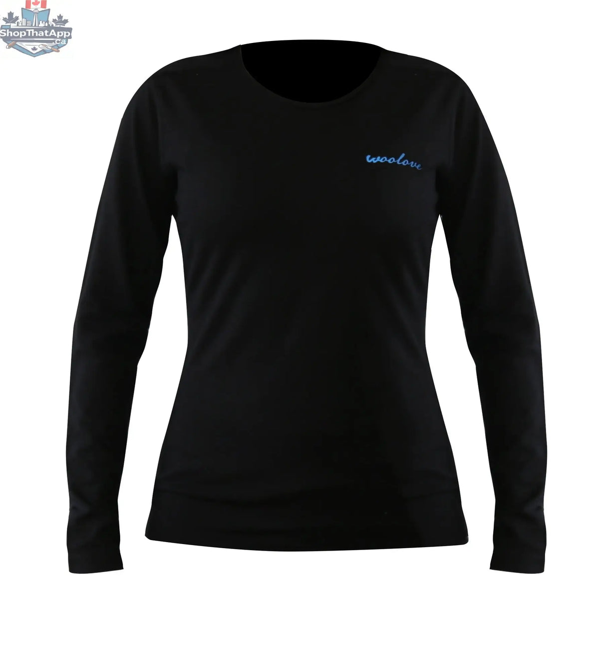 Women's Merino Wool Long Sleeve Crew Neck — Midweight - Shopthatapp.ca