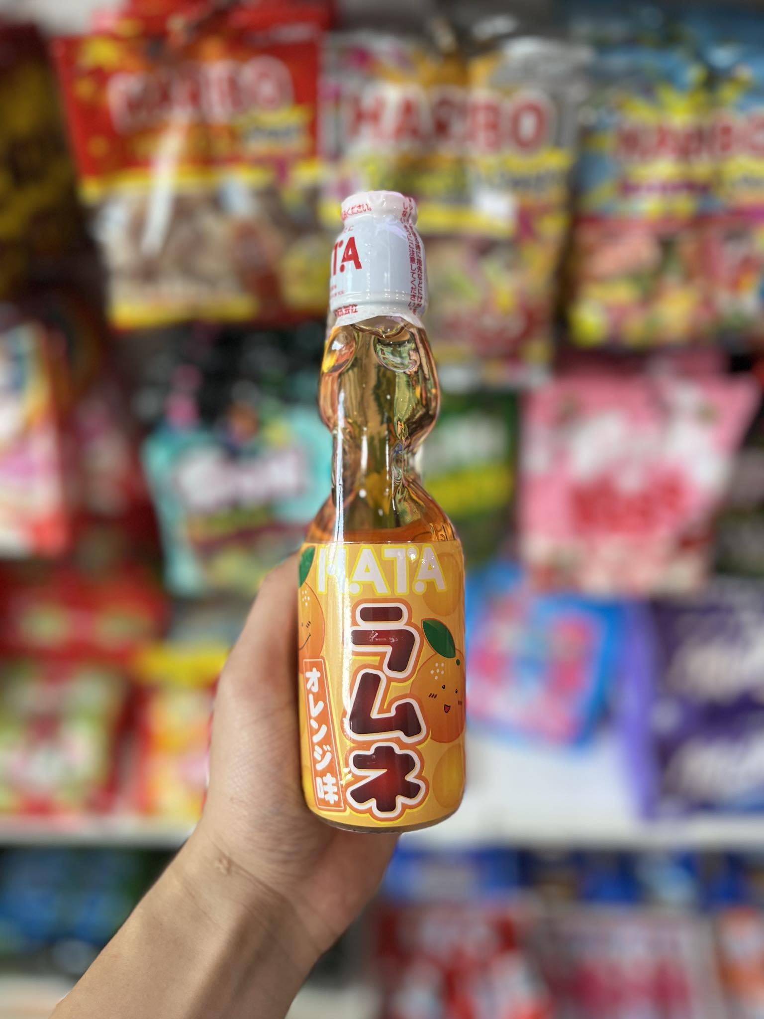 HATA - RAMUNE SODA ORANGE (JAPAN) - 200ml - Www.Shopthatapp.ca