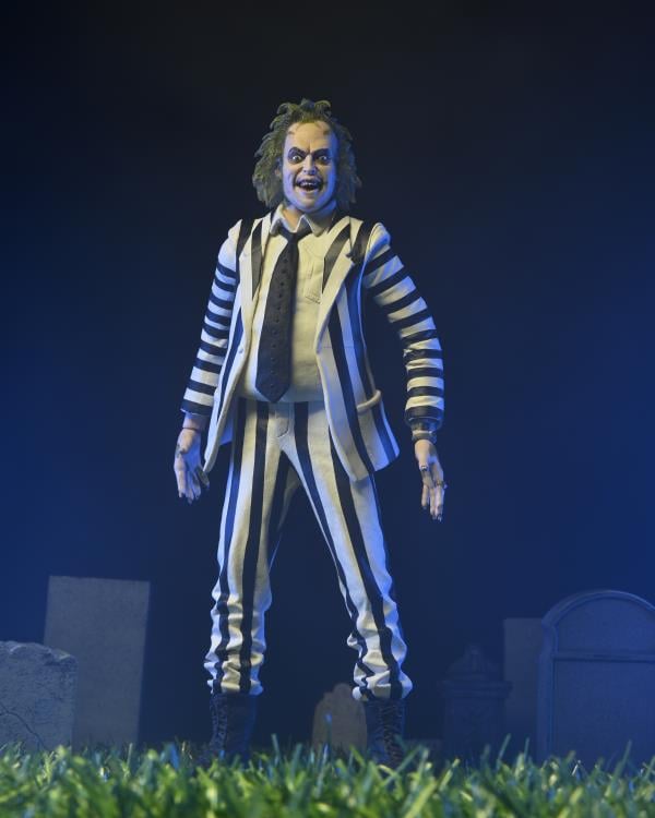 Beetlejuice (Black and White Suit) Action Figure - Www.Shopthatapp.ca