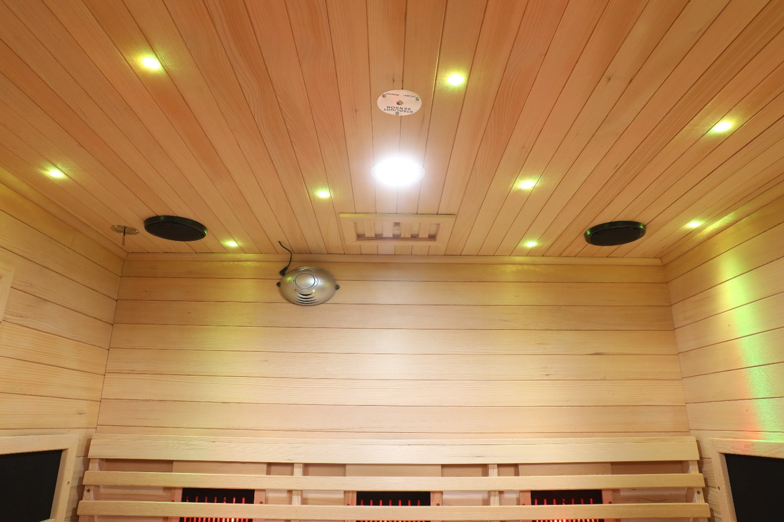 Blisspod | Venetian | Full Spectrum Indoor Premium Canadian Hemlock Ultra Low EMF Sauna | 11 Heaters | Reflexology & Chromotherapy | 3 Person - Www.Shopthatapp.ca