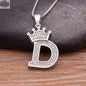 Elegant Silver Letter Pendant with Chain - Personalize Your Style - Shopthatapp.ca