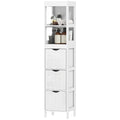 Slim Bathroom Cabinet with 3 Drawers & 2 Shelves
