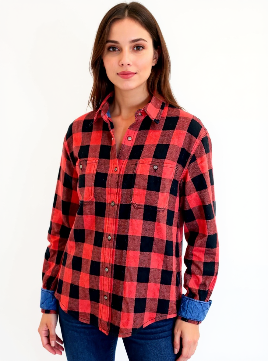 Guns n Roses '91 Use Your Illusion Vintage Rock Flannel Shirt - Www.Shopthatapp.ca