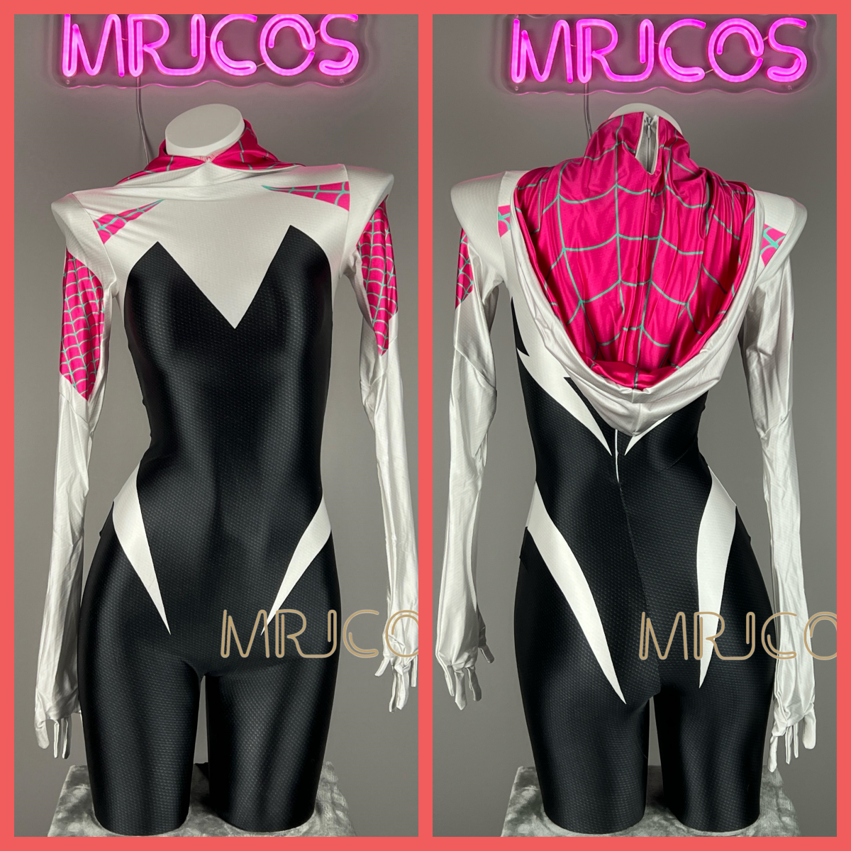 Woman Super Hero Spandex Cosplay Full Bodysuit Halloween Costume Zentai - Shopthatapp.ca