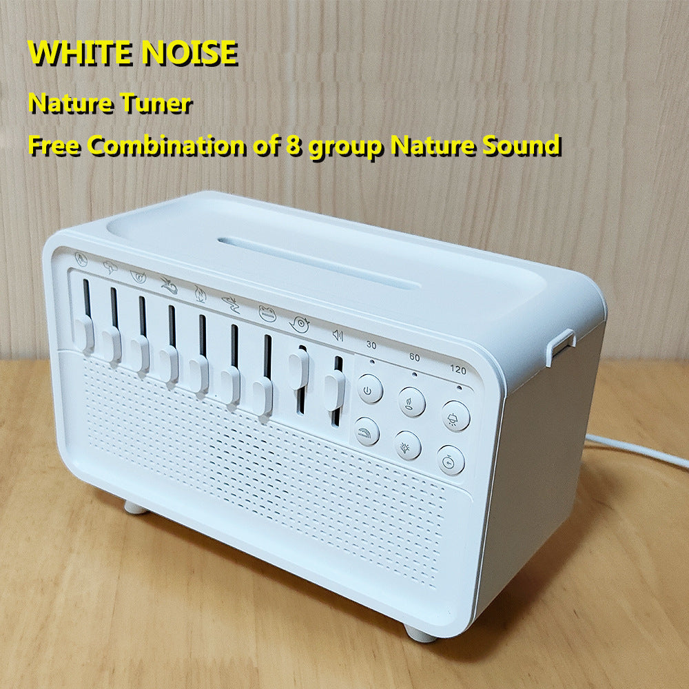 3 In 1 Bluetooth Sleep Aid - White Noise, Night Light, and Humidifier - Shopthatapp.ca