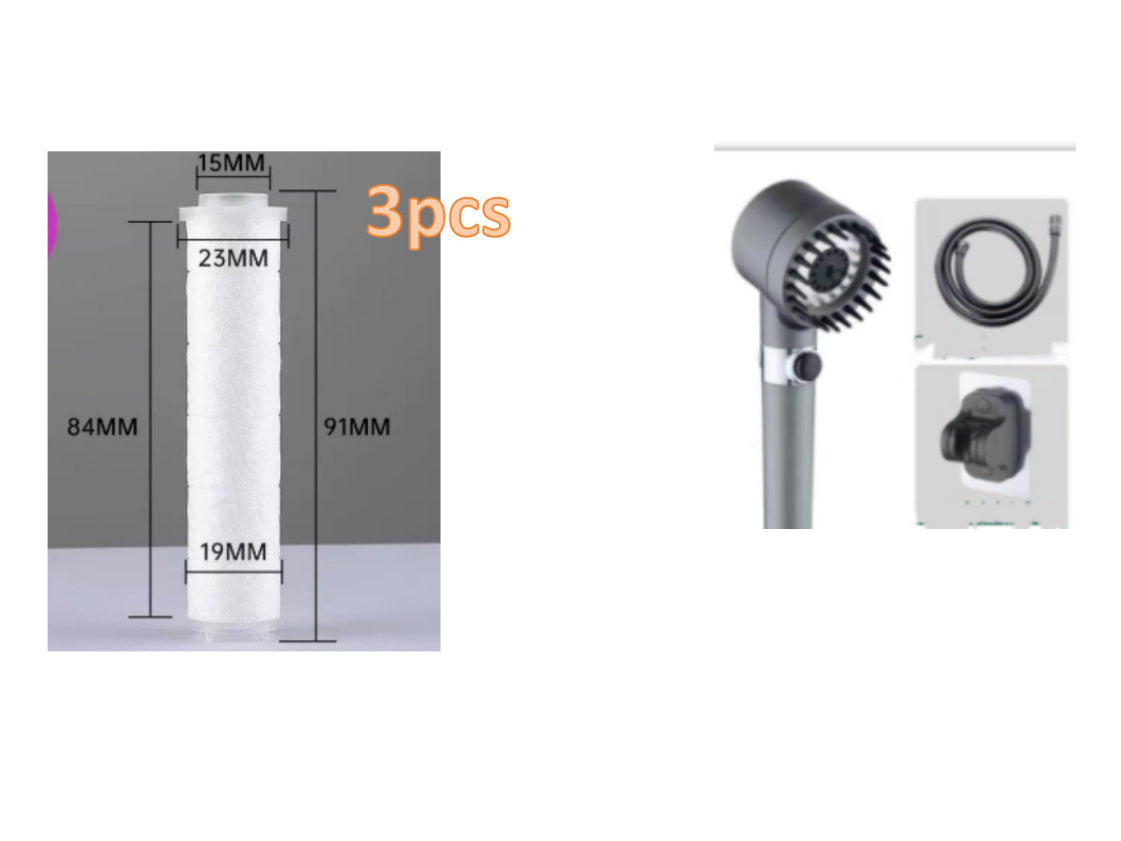 3 Modes High Pressure Shower Head for a Luxurious Shower Experience - Shopthatapp.ca