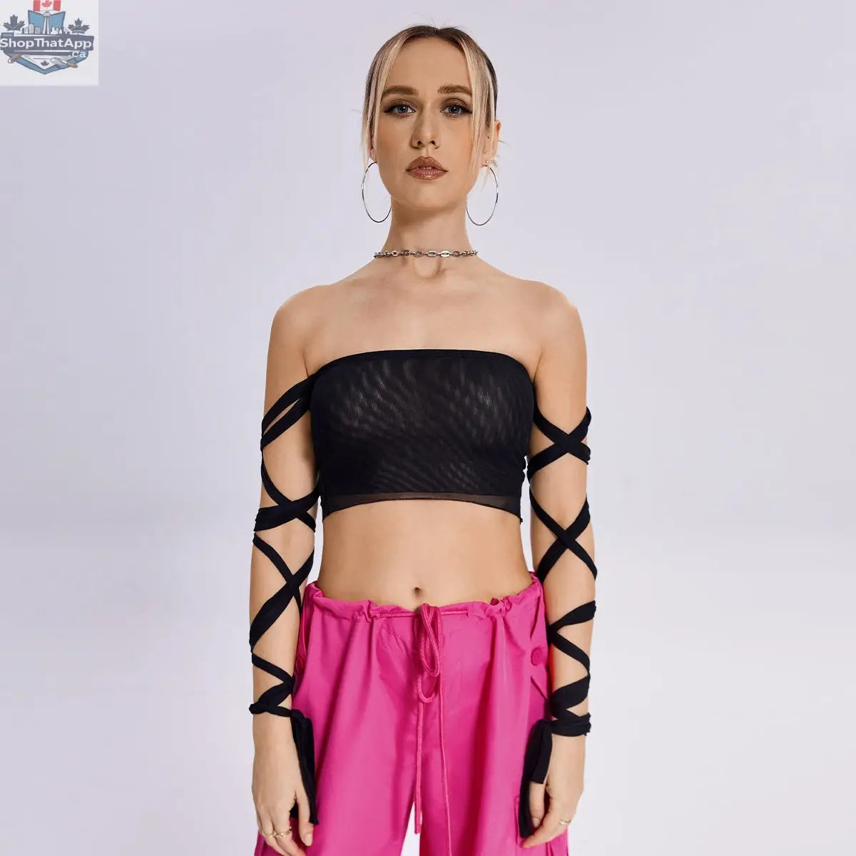 Women’s elastic cross arm tank top with solid color straps, stylish 2023 new design, comfortable sleeveless casual wear